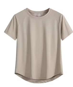 Dames Sport T-shirt – Ademend Sneldrogend Workout Shirt met Mesh Rug en Korte Mouwen