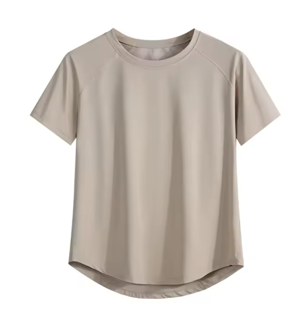 Dames Sport T-shirt – Ademend Sneldrogend Workout Shirt met Mesh Rug en Korte Mouwen