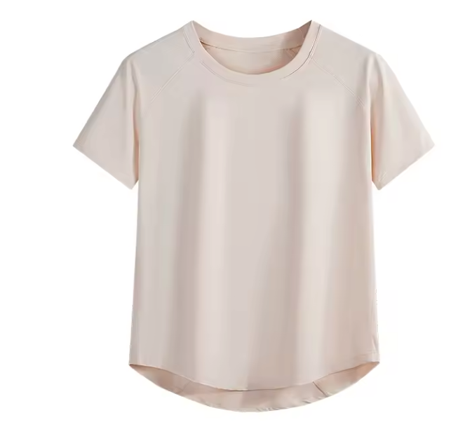 Dames Sport T-shirt – Ademend Sneldrogend Workout Shirt met Mesh Rug en Korte Mouwen