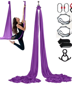 Aerial Yoga Hangmat Set – Complete Yoga Schommel Starter Kit met Accessoires