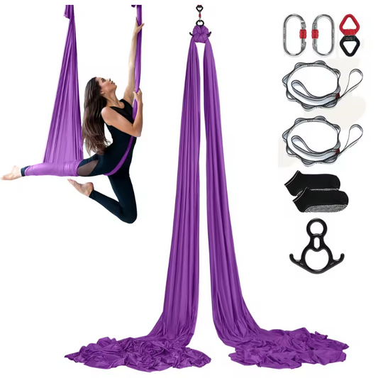Aerial Yoga Hangmat Set – Complete Yoga Schommel Starter Kit met Accessoires