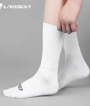 Compressie Fietssokken – Ademend en Antislip Sport Sokken voor Hardlopen, Fietsen en Fitness
