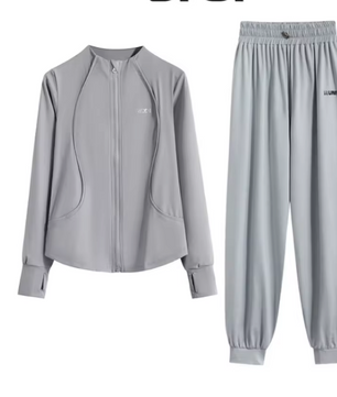 Dames 2-Delige Sportset – Loose Fit Trainingspak met Sneldrogende Stof voor Yoga, Hardlopen en Fitness
