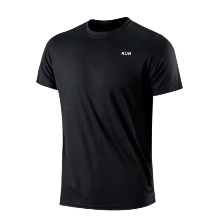 Heren Sportshirt Sneldrogend – Lichtgewicht Gym T-shirt met Ronde Hals voor Hardlopen en Training