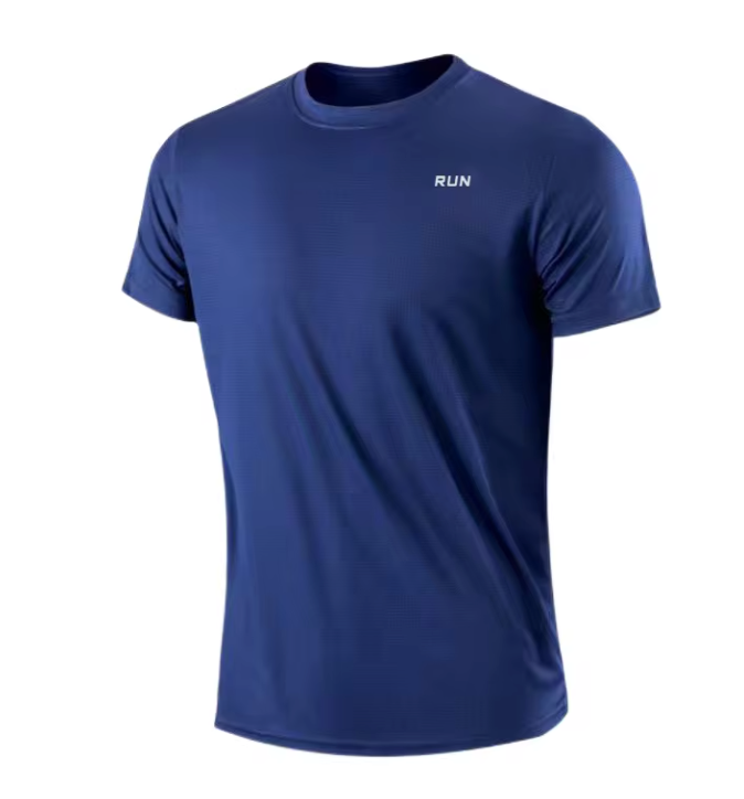 Heren Sportshirt Sneldrogend – Lichtgewicht Gym T-shirt met Ronde Hals voor Hardlopen en Training