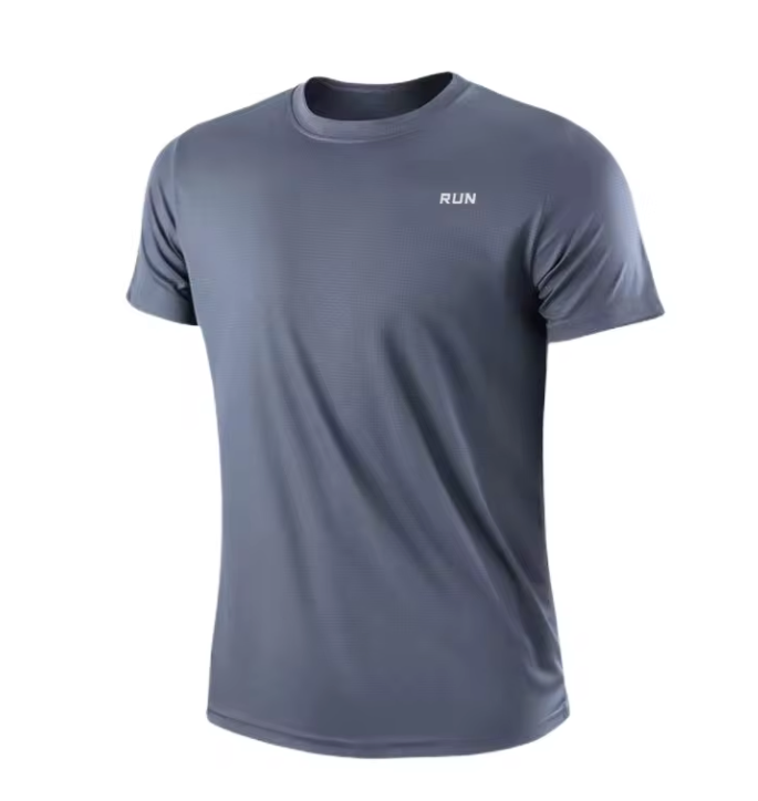 Heren Sportshirt Sneldrogend – Lichtgewicht Gym T-shirt met Ronde Hals voor Hardlopen en Training