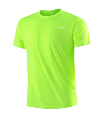 Heren Sportshirt Sneldrogend – Lichtgewicht Gym T-shirt met Ronde Hals voor Hardlopen en Training