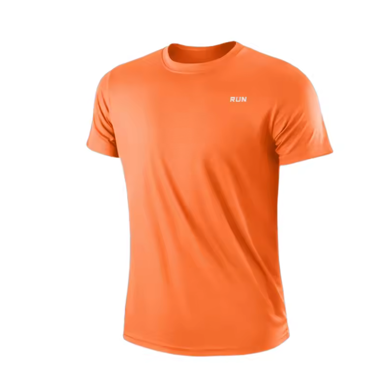 Heren Sportshirt Sneldrogend – Lichtgewicht Gym T-shirt met Ronde Hals voor Hardlopen en Training