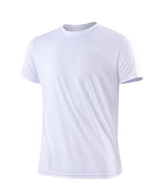 Heren Sportshirt Sneldrogend – Lichtgewicht Gym T-shirt met Ronde Hals voor Hardlopen en Training