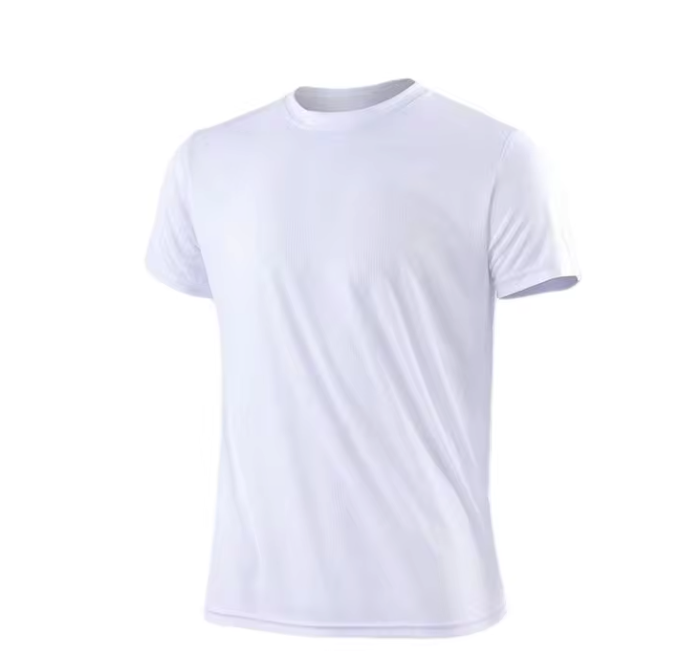 Heren Sportshirt Sneldrogend – Lichtgewicht Gym T-shirt met Ronde Hals voor Hardlopen en Training
