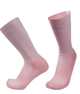 Antislip Fietssokken met Siliconen Grip – Ademend Nylon Sport Sokken voor Hardlopen en Fietsen