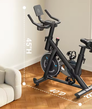 Hometrainer Fiets – Stil en Verstelbaar met Tablet Houder