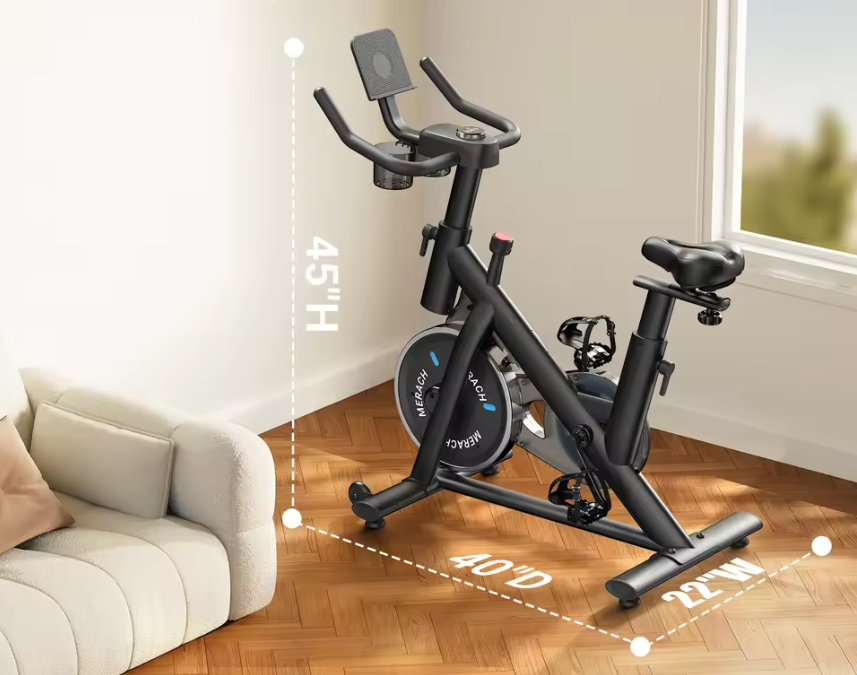 Hometrainer Fiets – Stil en Verstelbaar met Tablet Houder