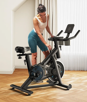Hometrainer Fiets – Stil en Verstelbaar met Tablet Houder