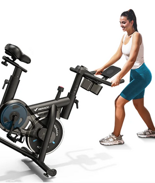 Hometrainer Fiets – Stil en Verstelbaar met Tablet Houder