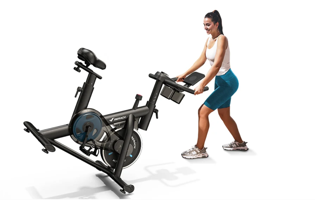 Hometrainer Fiets – Stil en Verstelbaar met Tablet Houder