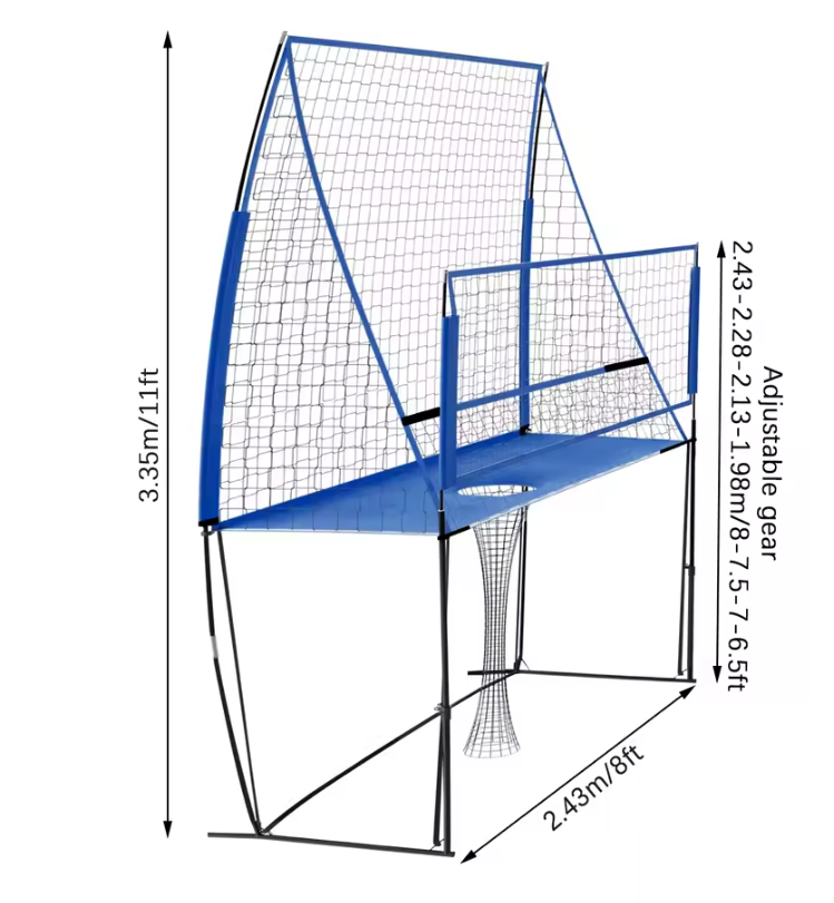 Multisport Net Set – Verstelbaar Volleybal, Badminton en Tennis Net met Draagtas