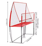 Multisport Net Set – Verstelbaar Volleybal, Badminton en Tennis Net met Draagtas