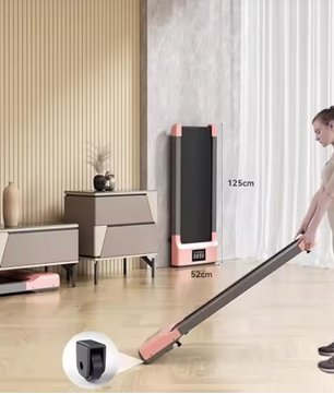 3-in-1 Compacte Loopband voor Thuis en Onder Bureau – Stil, Draagbaar en Ruimtebesparend Design