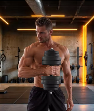 2-in-1 Dumbbell Set met Halterstang – Verstelbaar Gewicht Tot 30 kg voor Krachttraining Thuis