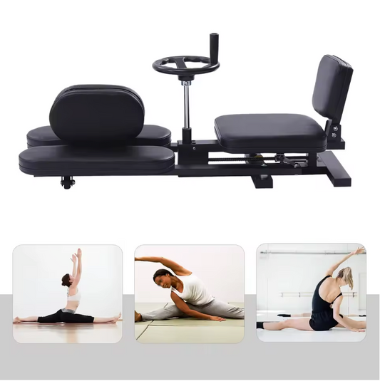 Beenspreider Stretchmachine – 3-Staaf Beenstretcher met Verstelbare Hoek tot 180° voor Flexibiliteitstraining
