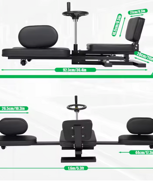 Beenspreider Stretchmachine – 3-Staaf Beenstretcher met Verstelbare Hoek tot 180° voor Flexibiliteitstraining