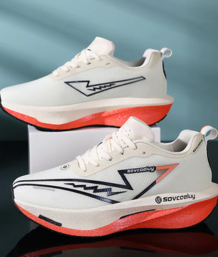 Carbon Hardloopschoenen – Lichtgewicht Ademend en Antislip Sport Sneakers voor Marathon en Training