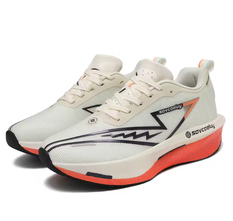 Carbon Hardloopschoenen – Lichtgewicht Ademend en Antislip Sport Sneakers voor Marathon en Training