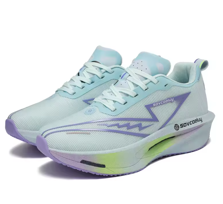 Carbon Hardloopschoenen – Lichtgewicht Ademend en Antislip Sport Sneakers voor Marathon en Training