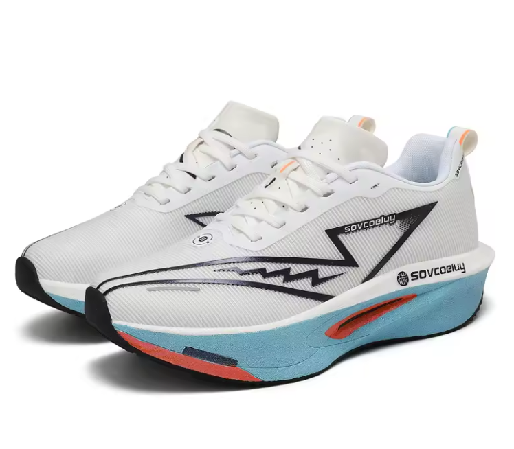 Carbon Hardloopschoenen – Lichtgewicht Ademend en Antislip Sport Sneakers voor Marathon en Training