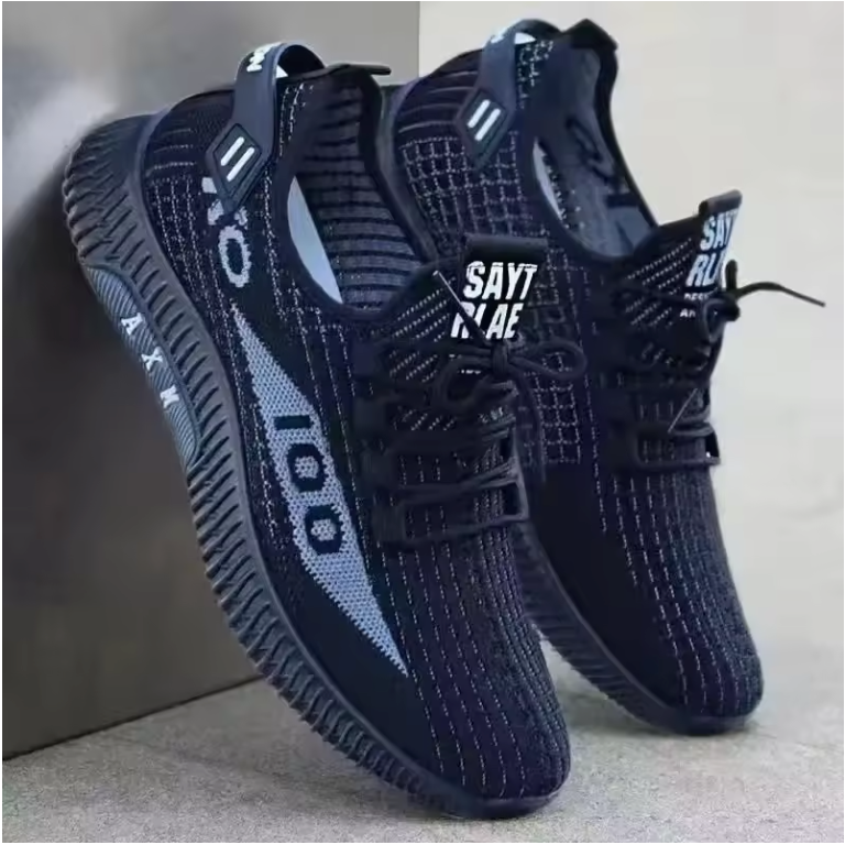 Heren Sneakers – Ademend Air Mesh Casual Sportschoenen Lichtgewicht en Comfortabel