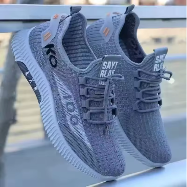 Heren Sneakers – Ademend Air Mesh Casual Sportschoenen Lichtgewicht en Comfortabel