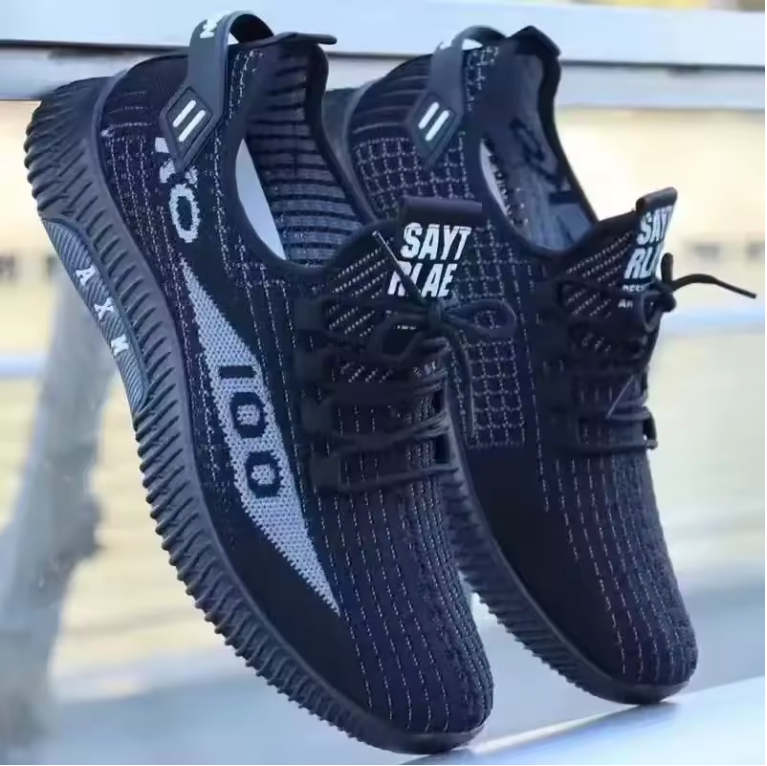 Heren Sneakers – Ademend Air Mesh Casual Sportschoenen Lichtgewicht en Comfortabel