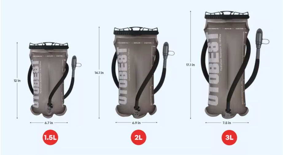 Waterzak Drinkrugzak – Lekvrij TPU Hydratatie Reservoir met Slang voor Wandelen en Fietsen