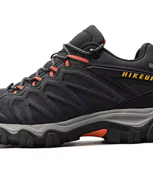 Leren Wandelschoenen Heren – Duurzame Outdoor Trekking Schoenen met Antislip Zool en Vetersluiting