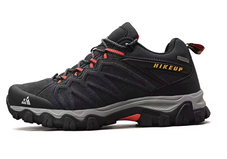 Leren Wandelschoenen Heren – Duurzame Outdoor Trekking Schoenen met Antislip Zool en Vetersluiting