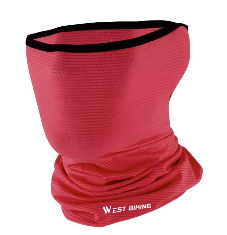 Multifunctionele Outdoor Gezichtsbedekking – Ademend Ice Silk Fietsmasker met UV-bescherming voor Zomer