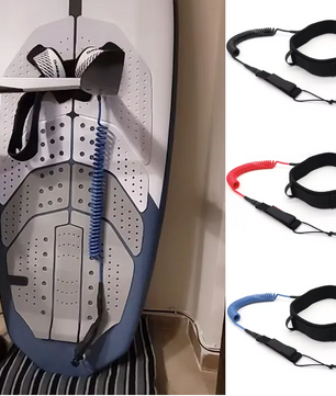 Surf Leash Tailleband 304 cm – Verstelbaar Veiligheidstouw voor SUP en Surfplank