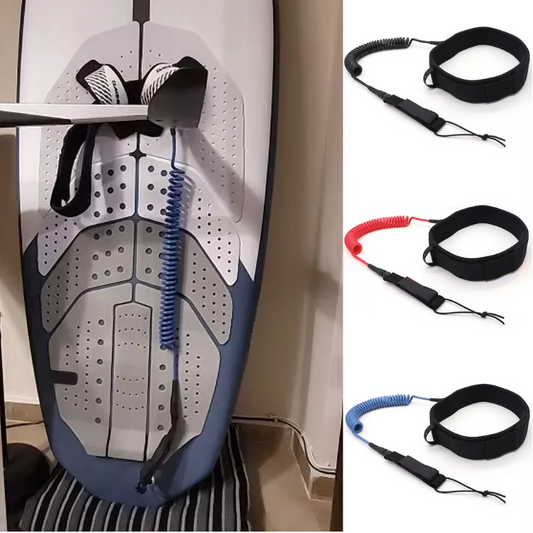 Surf Leash Tailleband 304 cm – Verstelbaar Veiligheidstouw voor SUP en Surfplank
