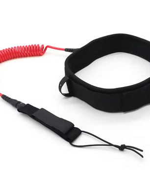Surf Leash Tailleband 304 cm – Verstelbaar Veiligheidstouw voor SUP en Surfplank