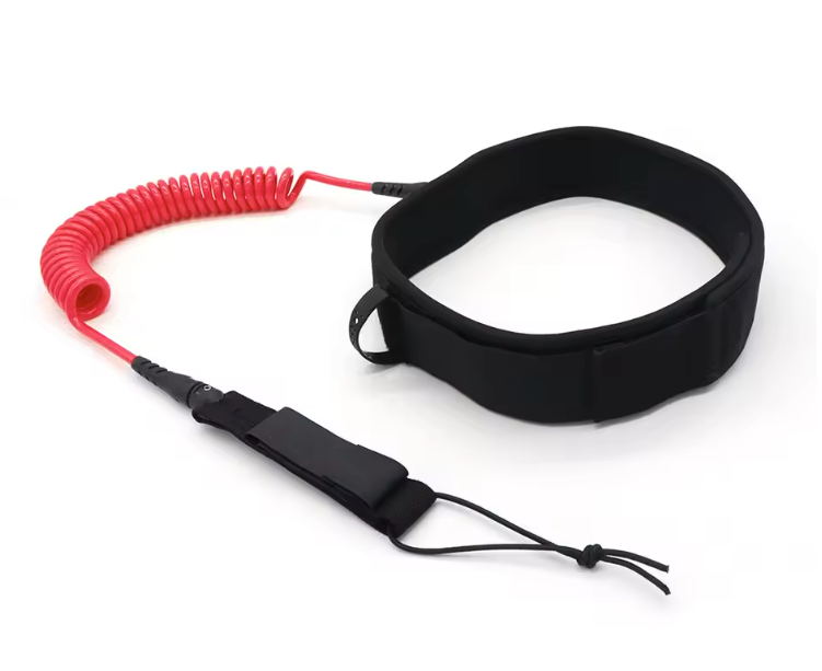 Surf Leash Tailleband 304 cm – Verstelbaar Veiligheidstouw voor SUP en Surfplank