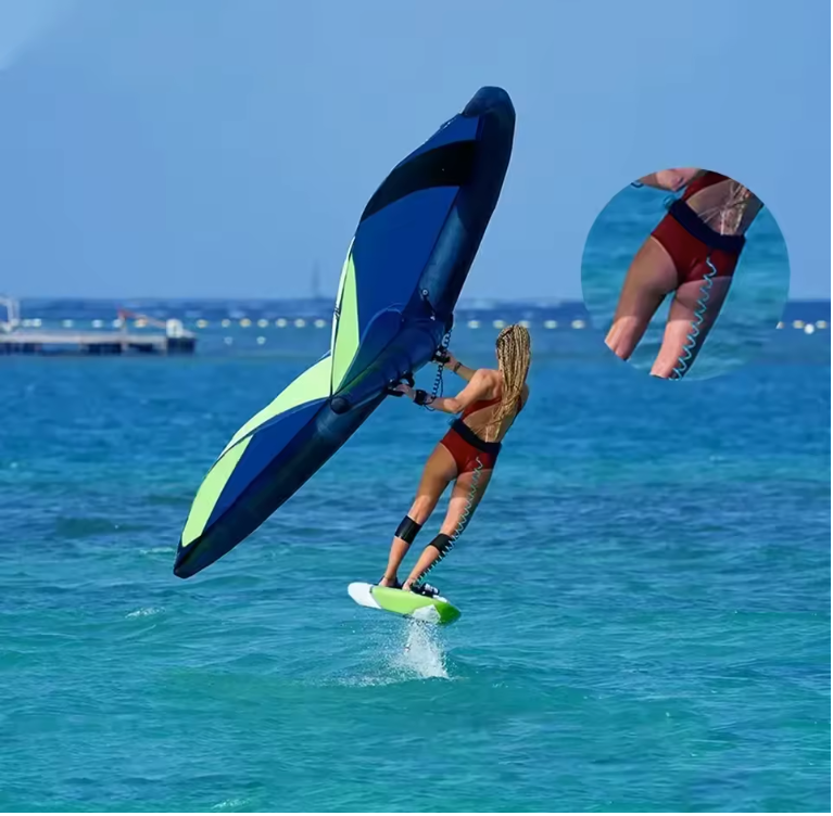 Surf Leash Tailleband 304 cm – Verstelbaar Veiligheidstouw voor SUP en Surfplank
