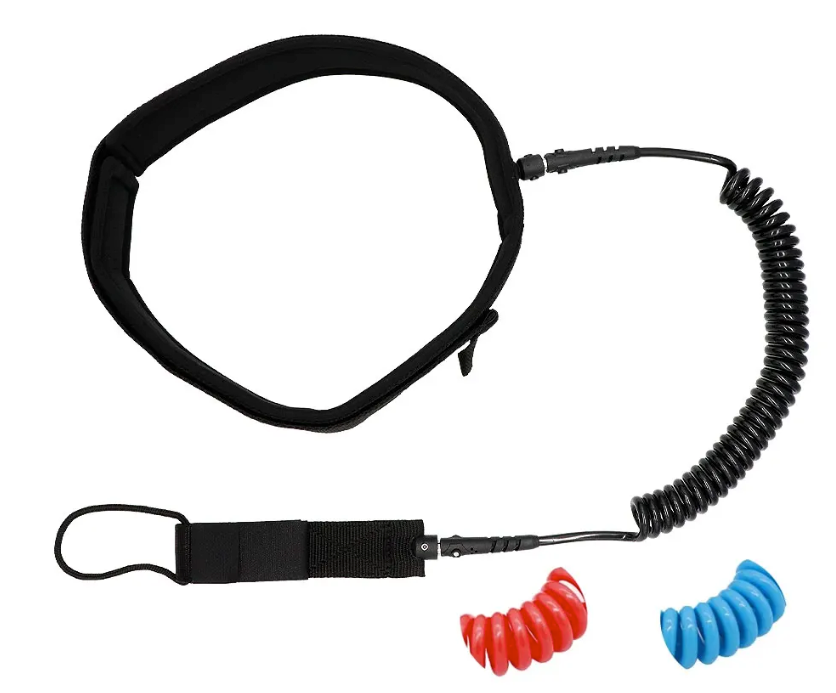 Surf Leash Tailleband 304 cm – Verstelbaar Veiligheidstouw voor SUP en Surfplank