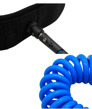 Surf Leash Tailleband 304 cm – Verstelbaar Veiligheidstouw voor SUP en Surfplank