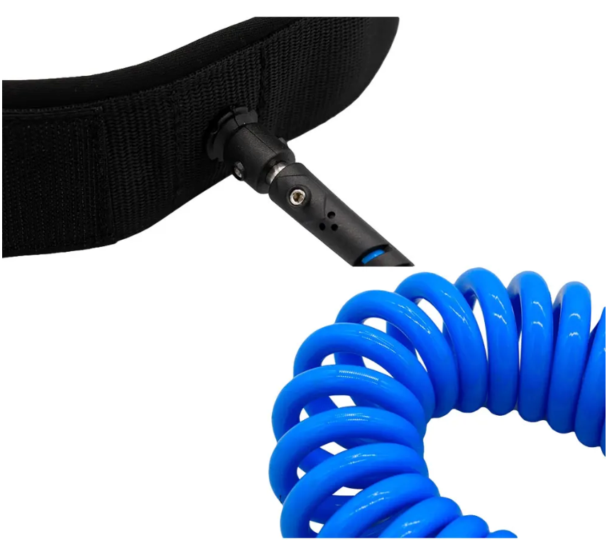 Surf Leash Tailleband 304 cm – Verstelbaar Veiligheidstouw voor SUP en Surfplank