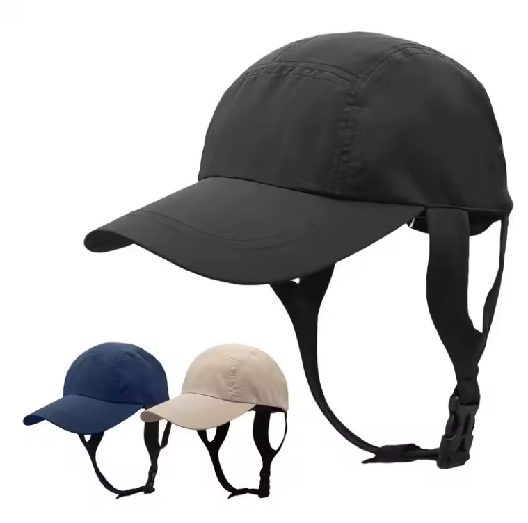 Surfhoed met Kinband – UV-bescherming en Opvouwbare Zonnehoed voor Watersport en Outdoor