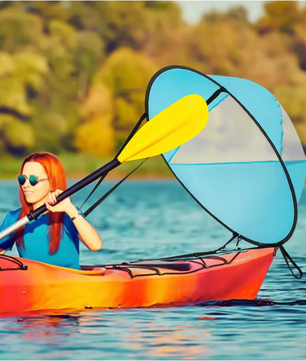 Opvouwbaar SUP Zeil 108 cm – Draagbaar Windsail voor Paddleboard, Kajak en Kano