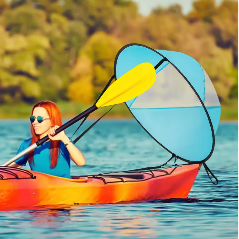 Opvouwbaar SUP Zeil 108 cm – Draagbaar Windsail voor Paddleboard, Kajak en Kano