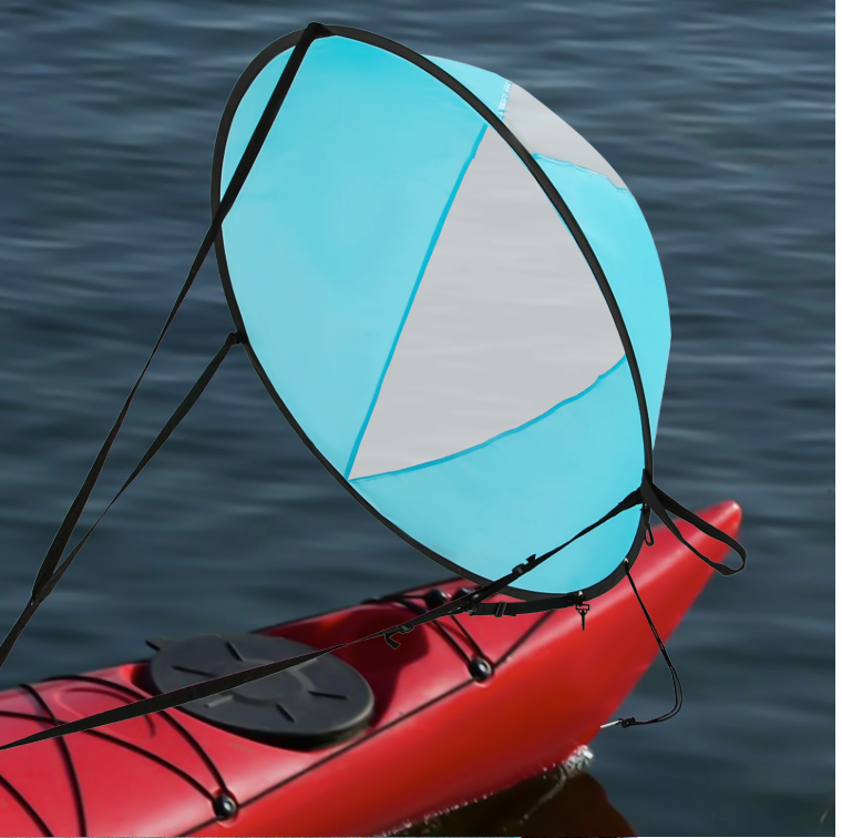 Opvouwbaar SUP Zeil 108 cm – Draagbaar Windsail voor Paddleboard, Kajak en Kano