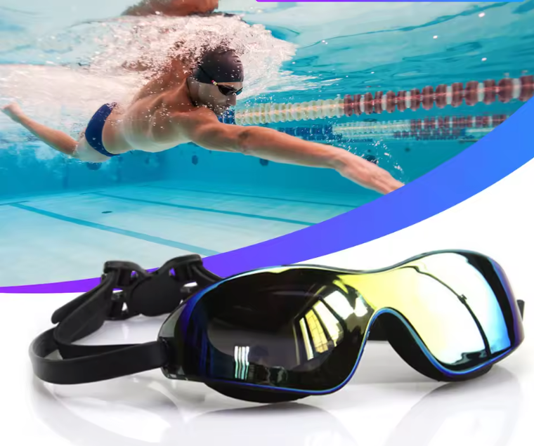 Anti-condens Zwembril met Verstelbare Band – Lekvrije Duikbril voor Zwemmen en Watersport